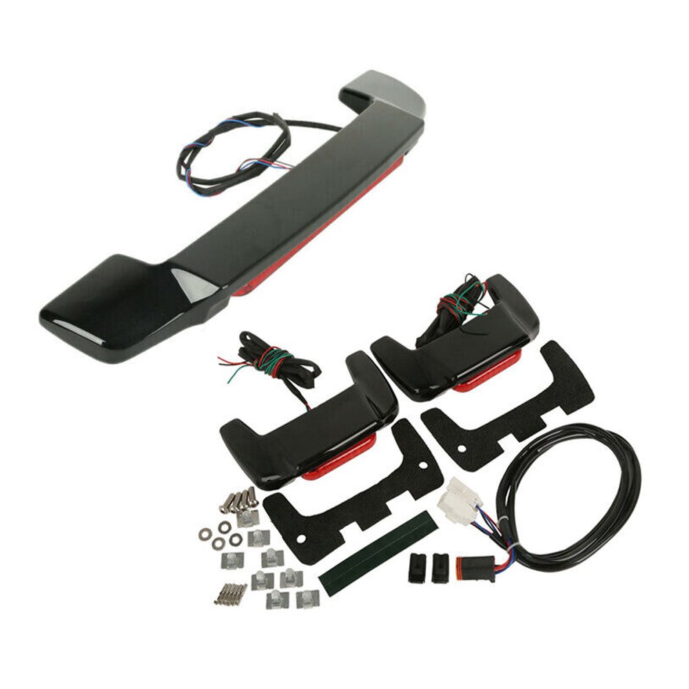 Brake Light Saddlebag Lid Spoilers For Harley-Davidson Harley Touring Tour Pak