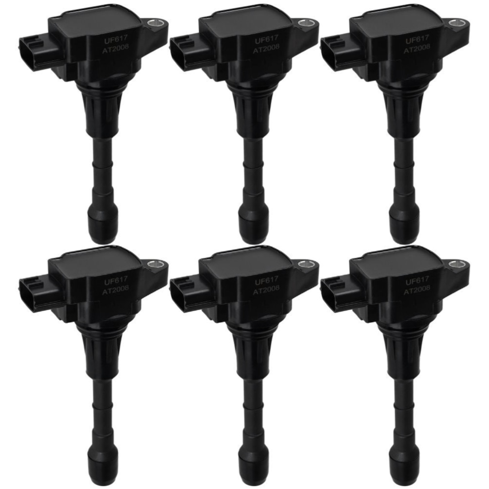 6PCS UF617 Ignition Coil For Nissan 370Z Infiniti G37 M37 Q60 Q70 3.7L FX50 5.0L