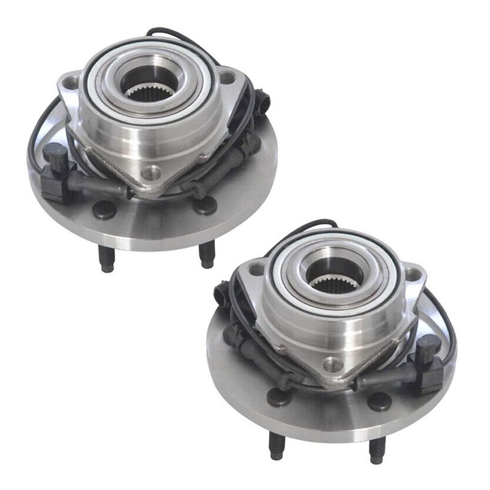 2x Front Wheel Bearing Hub For 06-10 Hummer H3 09-10 Hummer H3T / T W/ ABS