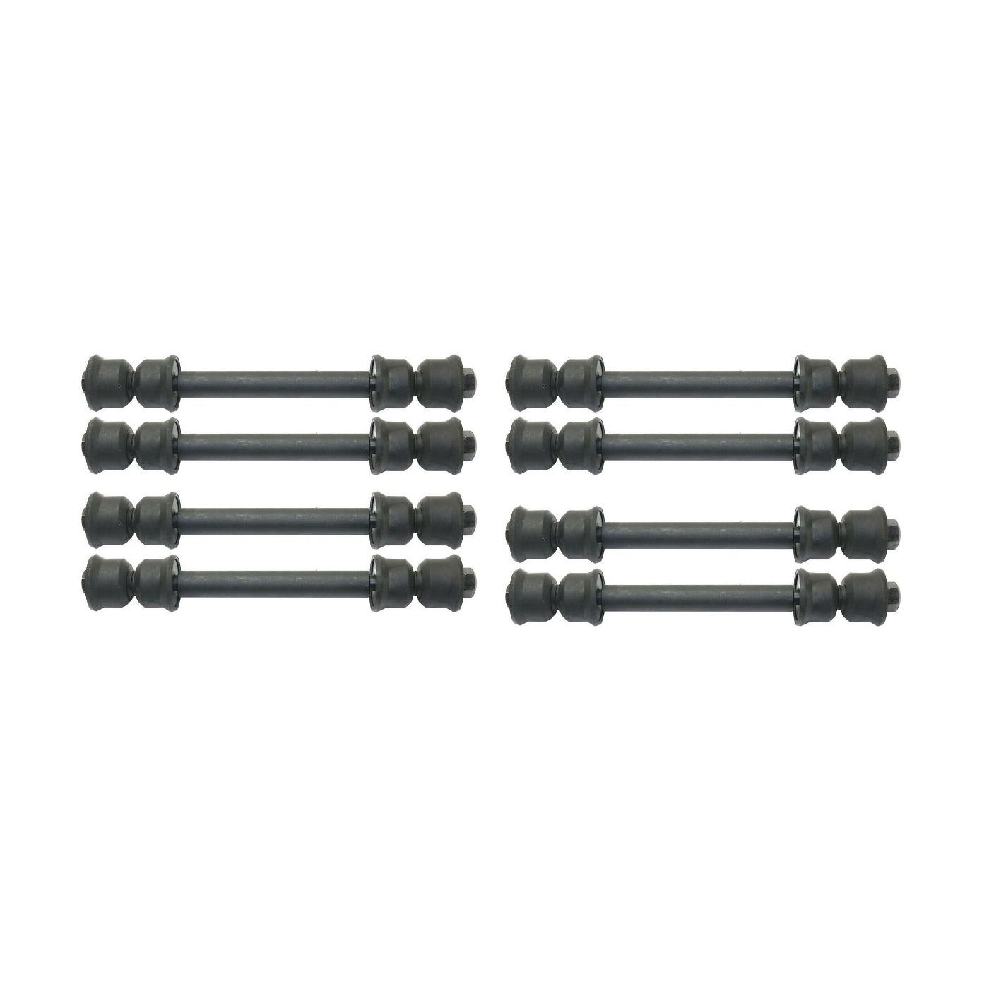 8 PCS - Sway Bar Links Set Driver & Passenger Side For GM