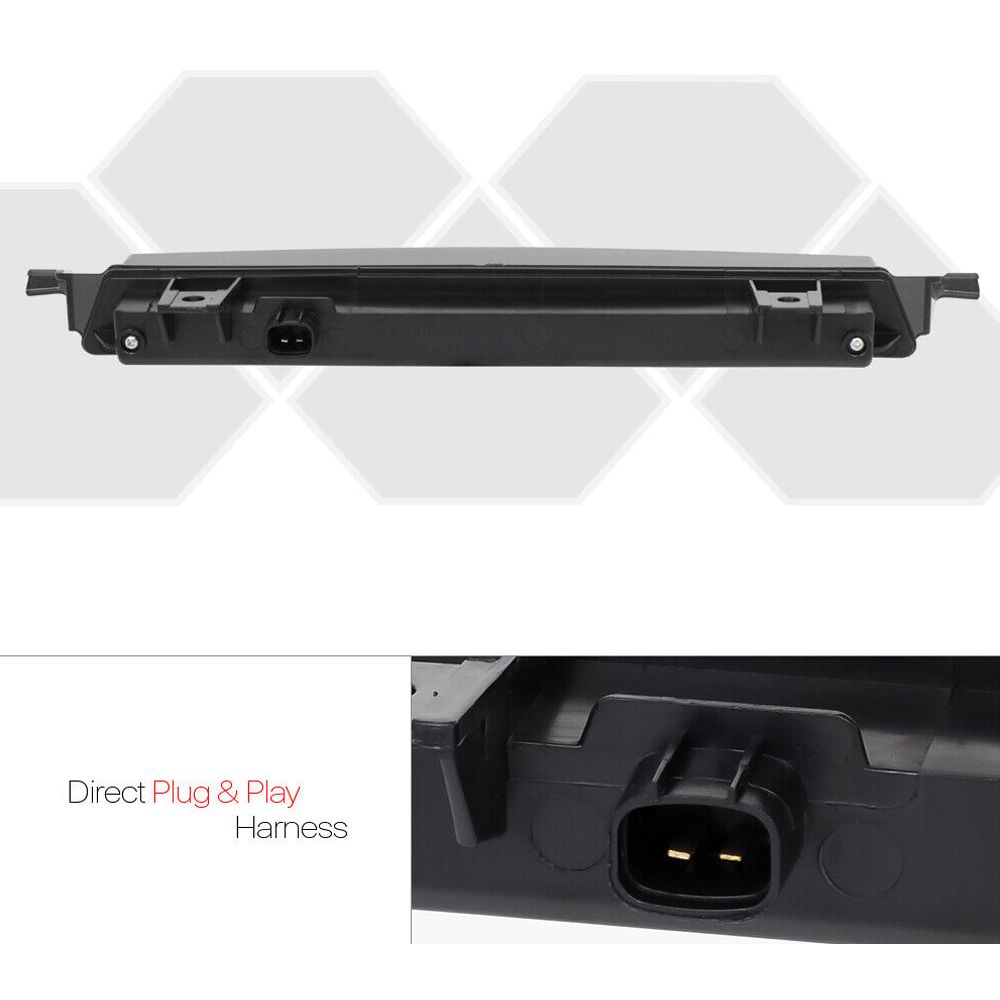 Fits 2009-2017 Traverse/Acadia [Black/Smoke] LED Third 3rd Brake Light Tail Lamp