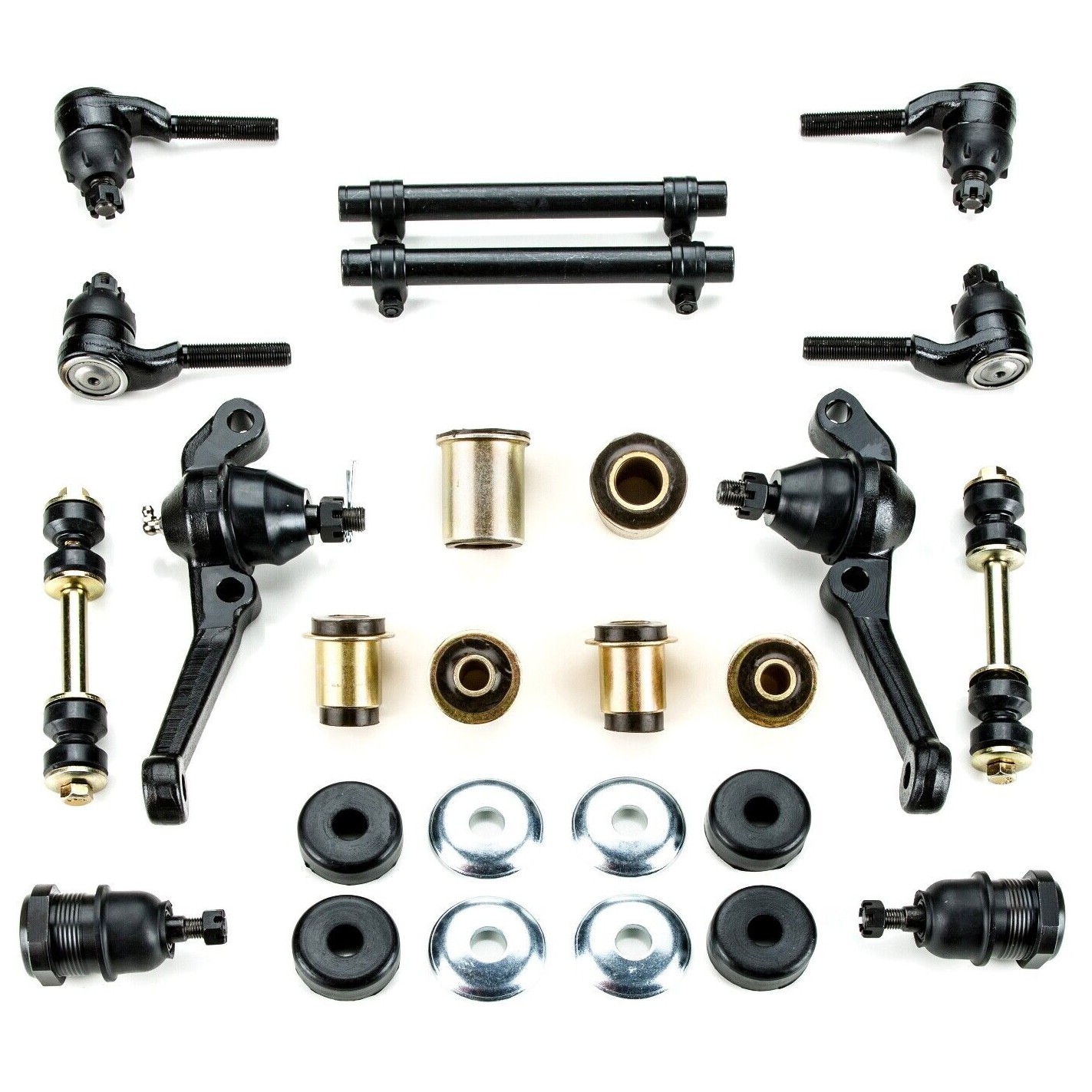 Black Poly Front Suspension Rebuild Kit For 64-69 Plymouth Barracuda Base Drum