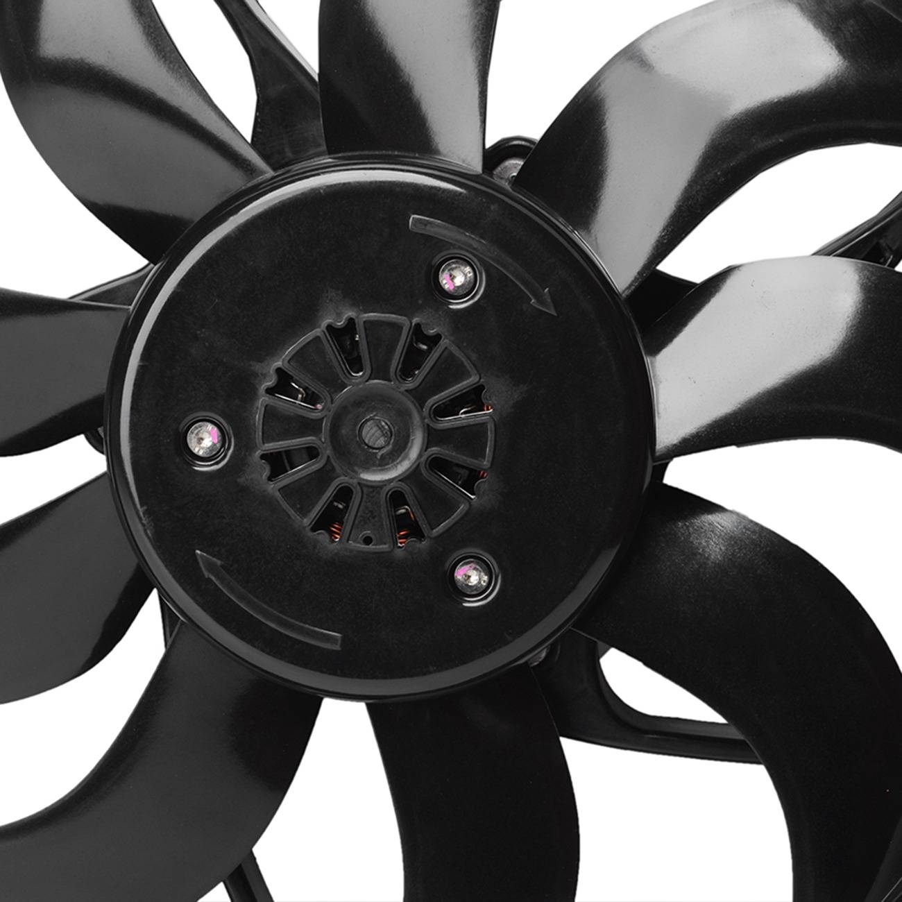 For BMW 12-16 528i 12-16 528i XDrive F10 Radiator Cooling Fan Assembly W/ Motor