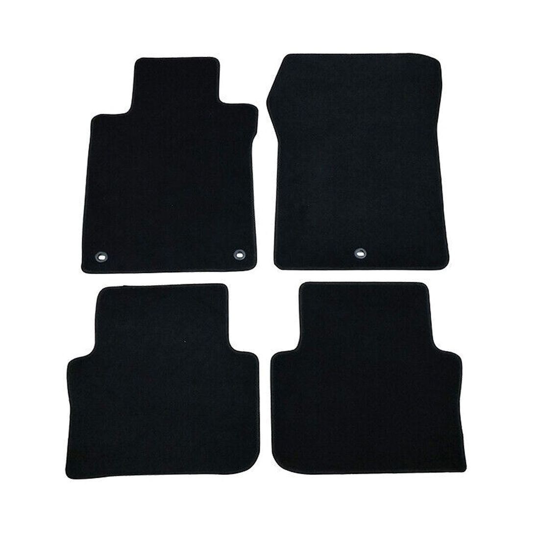 For Acura 2015-2020 TLX OE Style Front Rear Floor Mats Carpet Black Nylon 4PC