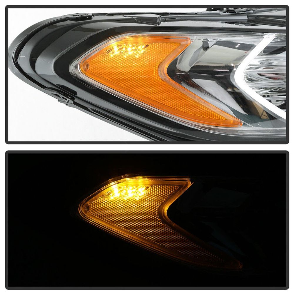 ! 2013-2016 Ford Fusion Headlight Light Passenger Right Side Halogen 13-16