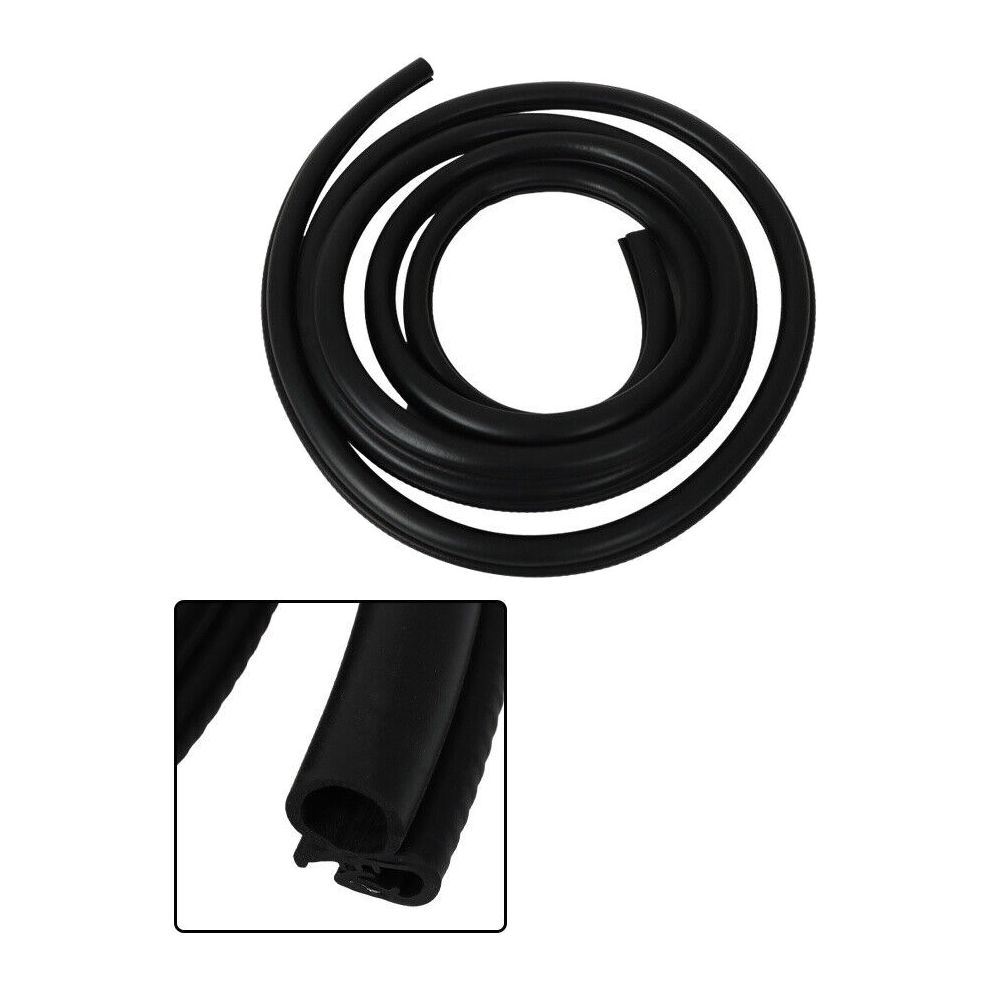 For 83-92 Chevrolet S10 Tahoe Extended Cab Pickup Door Seal Kit Matte Black