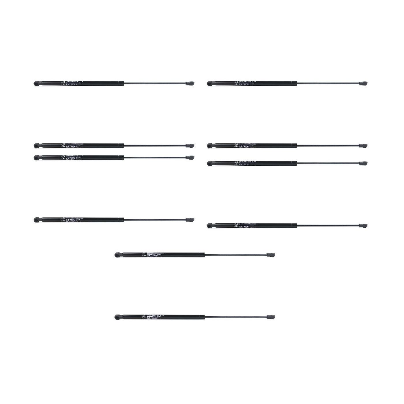 5 Sets Of - Rear Window Lift Support Struts Shocks Rod Prop Fit Passport Rodeo Amigo