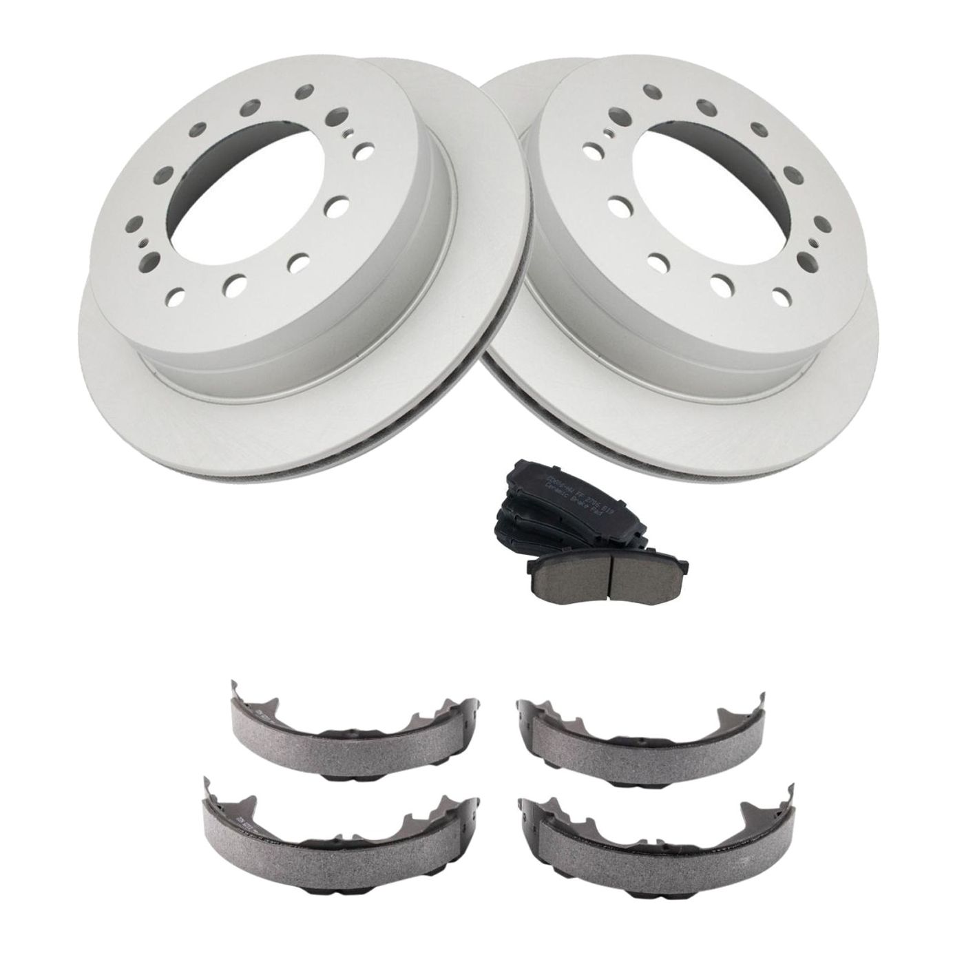 For 2003-2009 4Runner Limited Sport Utility Rear Ceramic Brake Pad & Rotor Kit