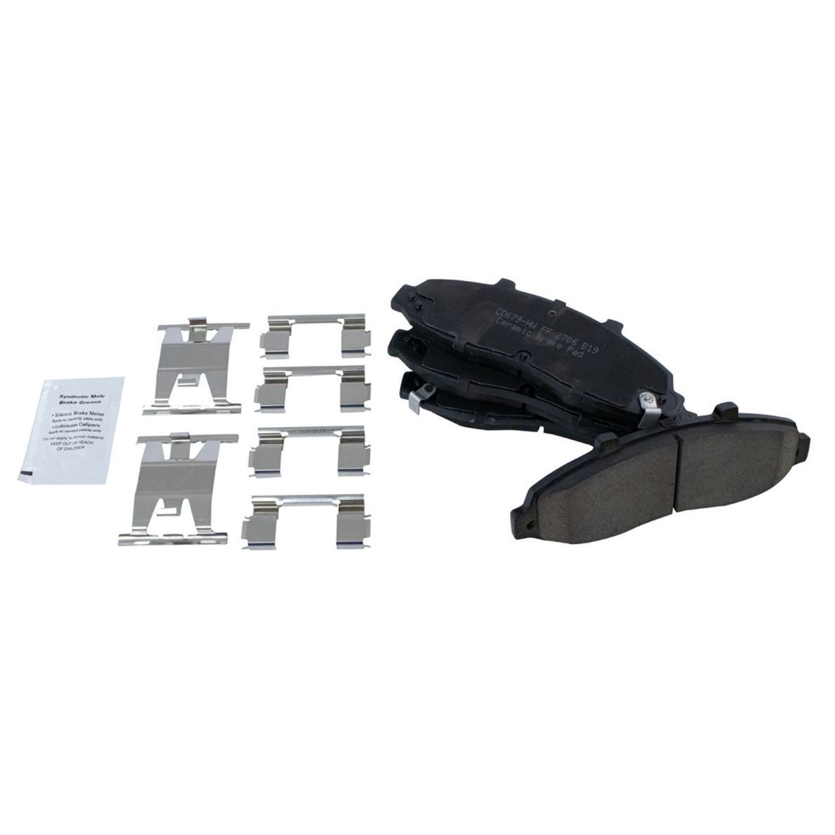 For 00-03 Ford F-150 Front & Rear Premium Ceramic Disc Brake Pad & Rotor Kit W/