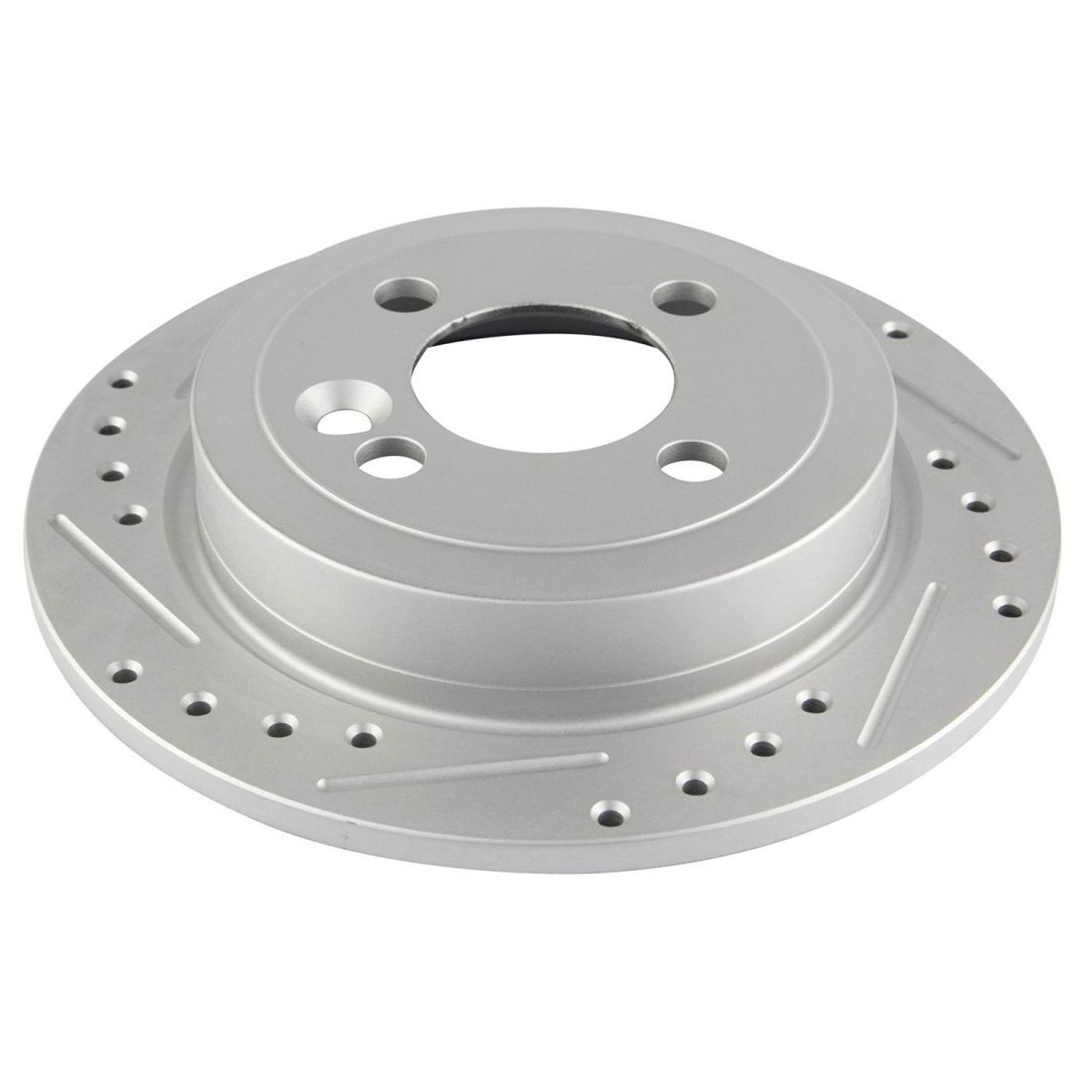 For Mini 07-08 Cooper Base Rear Brake Calipers Ceramic Pads & Drilled Rotors