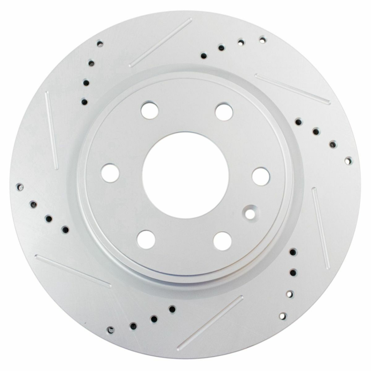 Performance Disc Brake Rotor Drilled & Slotted Front G-Coated Pair