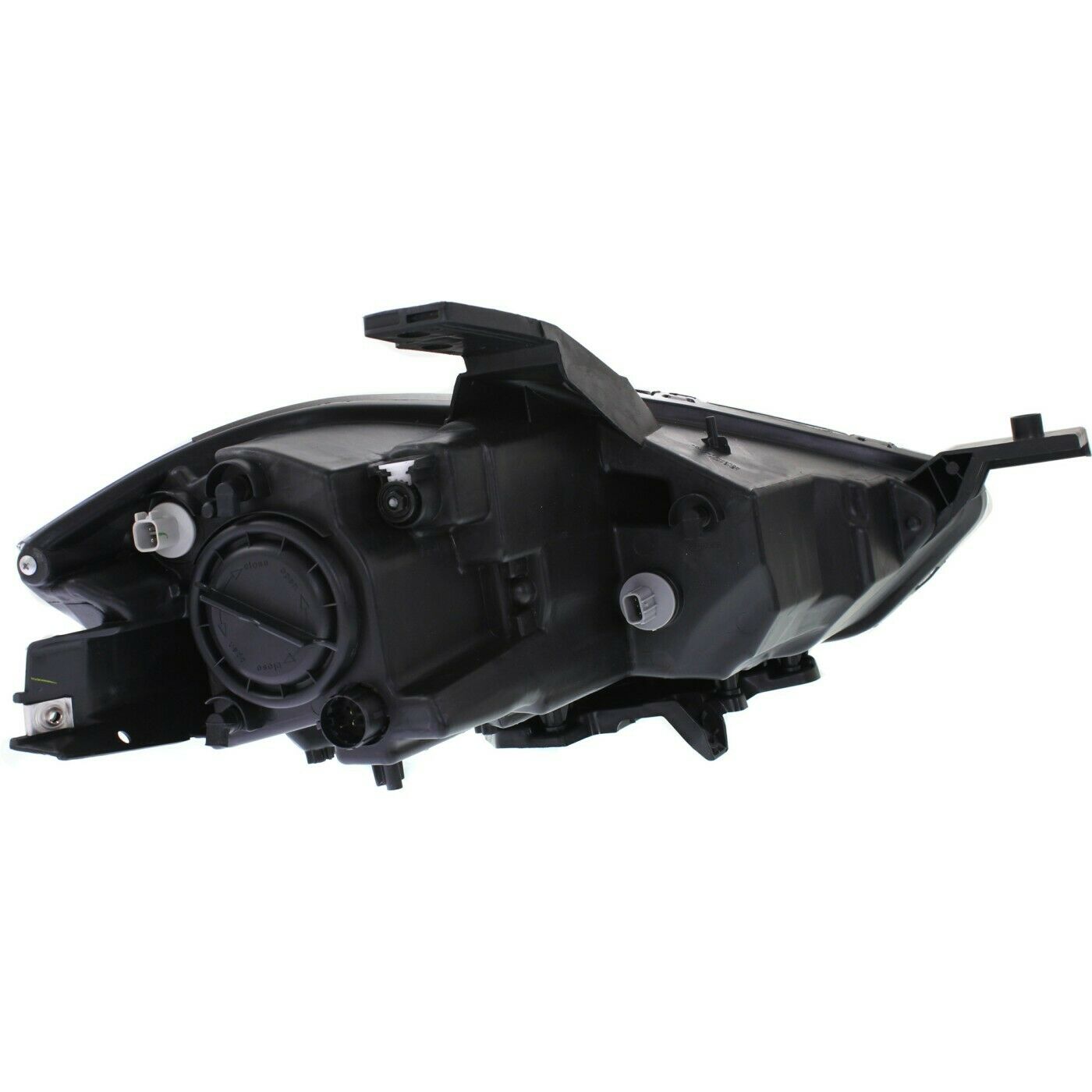 Headlight For 2013-15 Dart Sedan Left Black Housing With Bulb