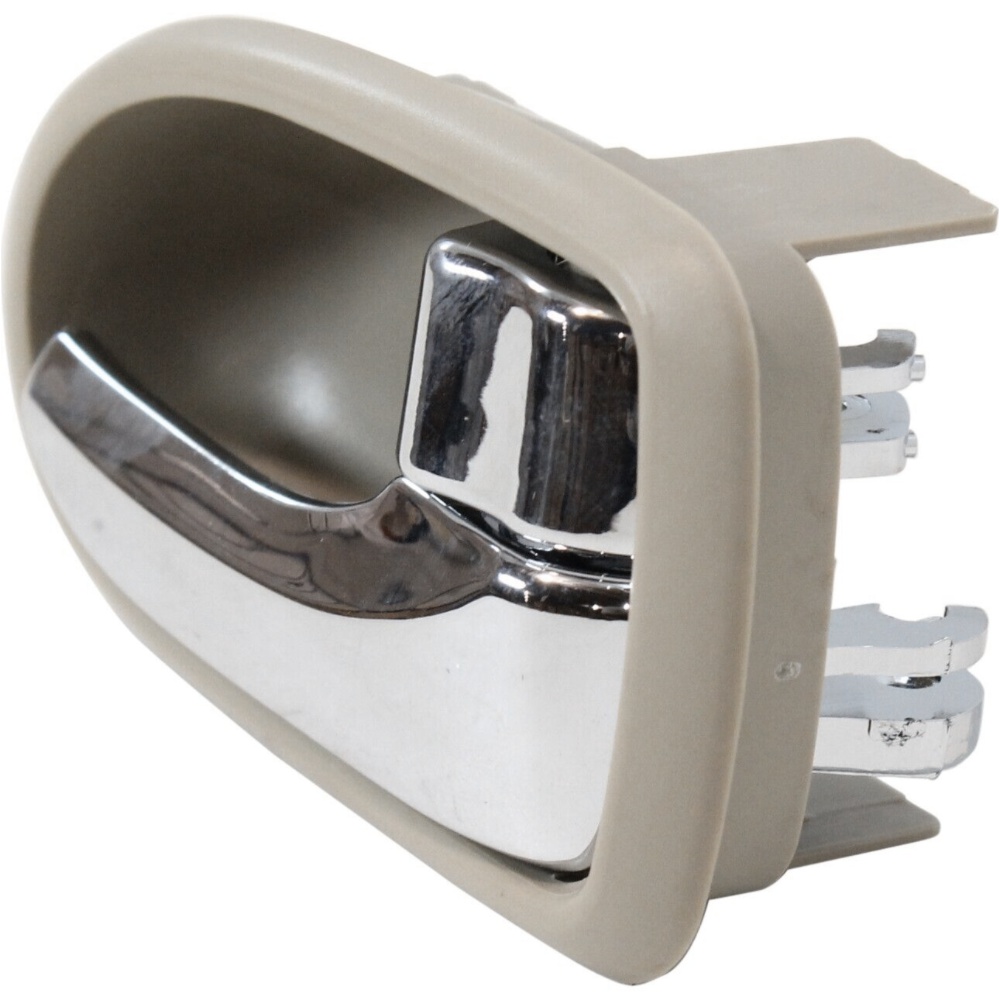 Door Handle Set For Mazda 2000-2006 MPV Front Or Rear Beige W/Chrome Lever 2-Pcs