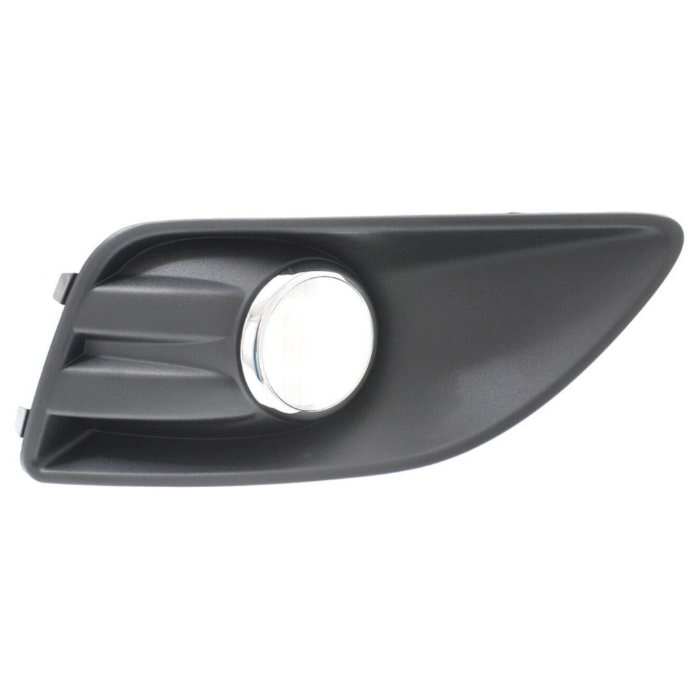 Fog Light Trim Set For 13-18 C-Max Hatchback Left & Right Textured Black 2Pc