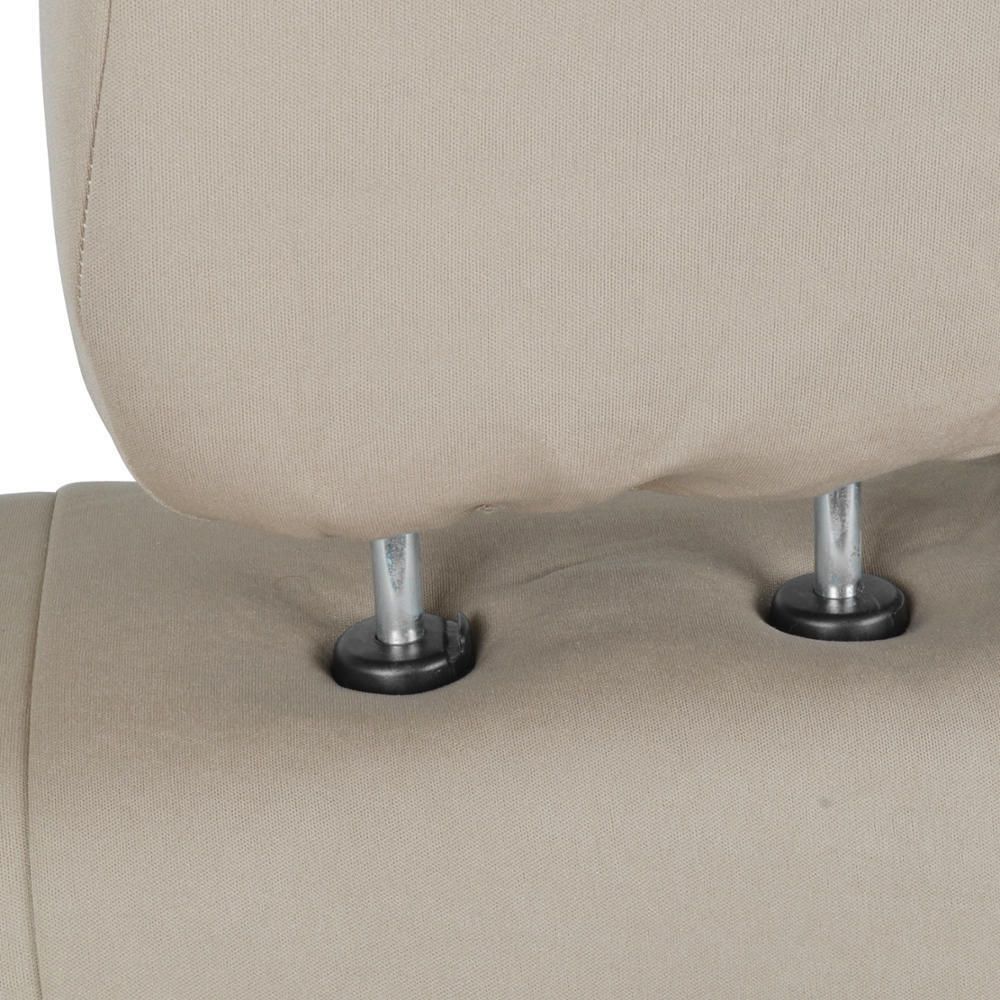 Large Seat Covers For Truck Car SUV Van - Beige NeoCloth Polyester Easy Install
