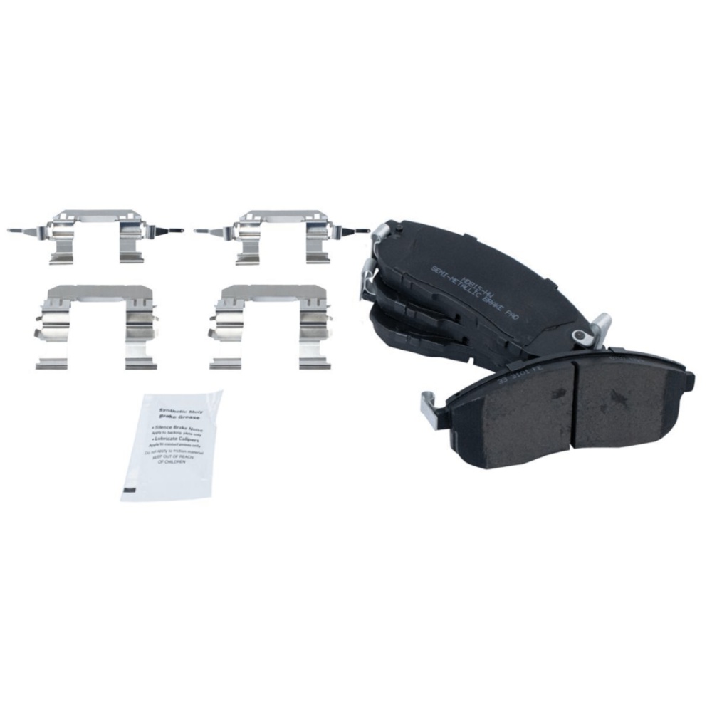 Front Posi Semi Metallic Disc Brake Pad & Rotor Kit For Cube Sentra Versa