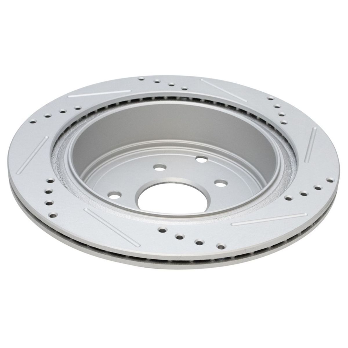 Front Rear Performance Drilled Slotted Zinc Coated Rotor Kit For Nissan