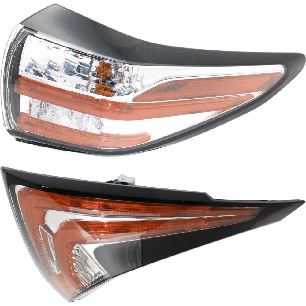 Pair Tail Lights Taillights Taillamps Brakelights Set Of 2 Driver & Passenger