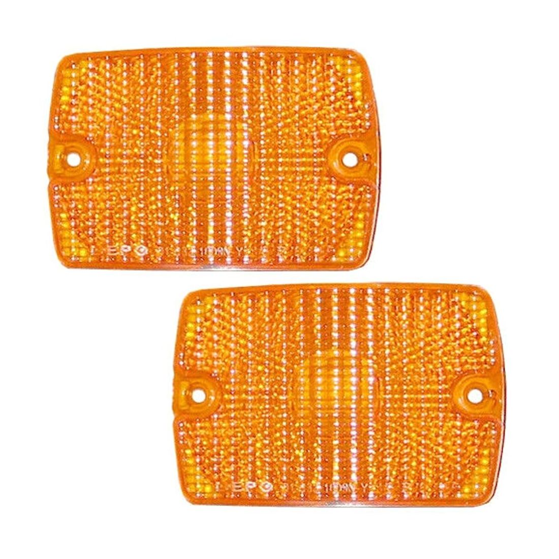 NEW DOT Replacement Front Turn Signal Lamps PAIR / 1994-1995 JEEP WRANGLER YJ