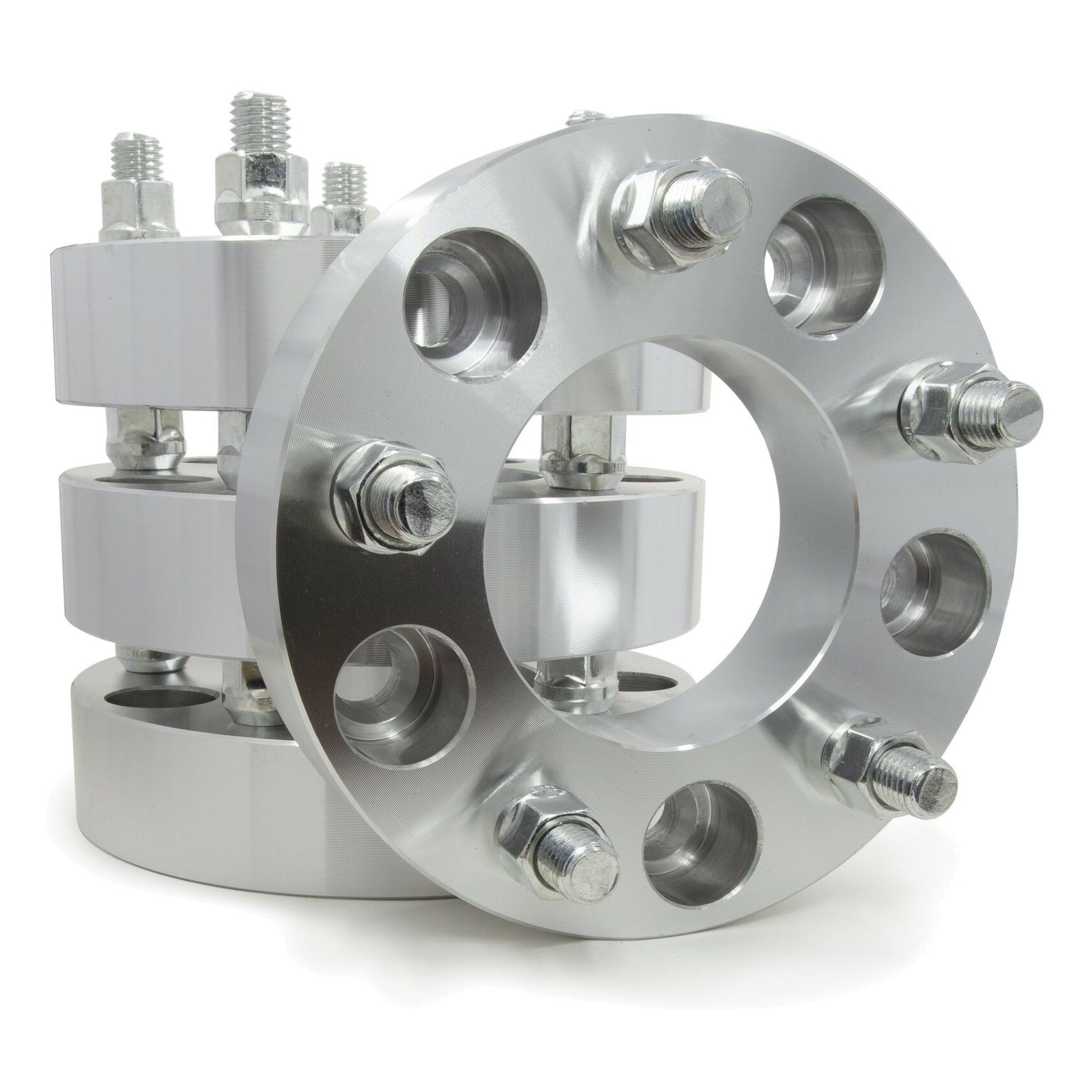 4 Wheel Spacers Adapters | 5x135 To 5x5.5 | 1.5" Thick For Ford Lincoln