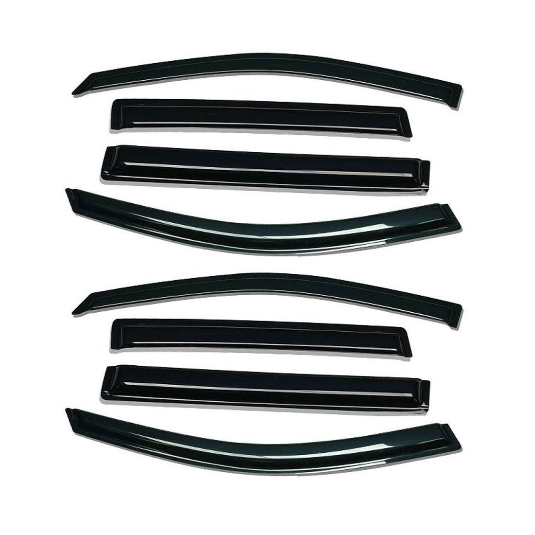 2 Sets Of - Out Channel Style Sun Rain Window Visors Visor For 94167