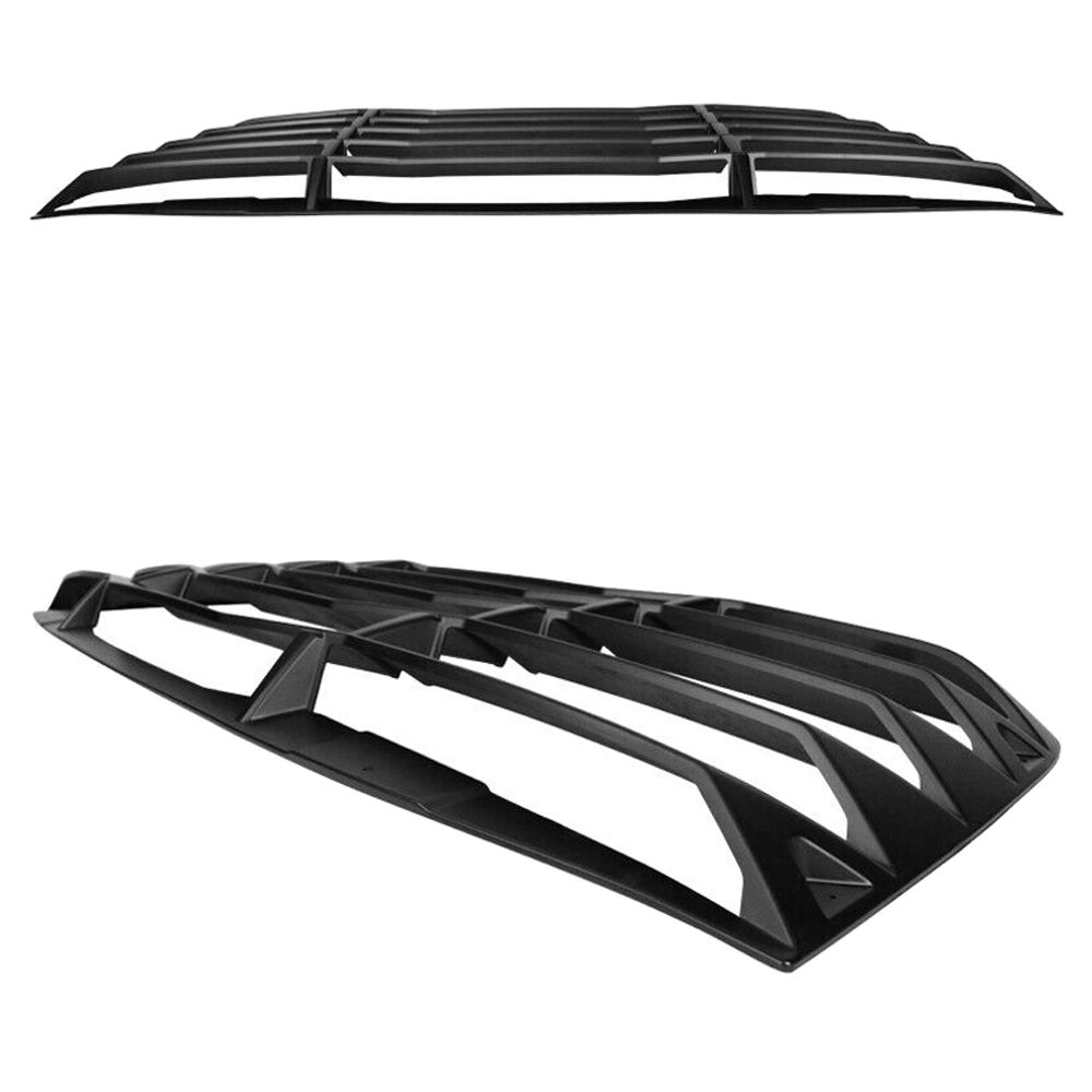 For 08-23 Dodge Challenger 2DR Rear Window Louver Sun Shade Cover Matte Black