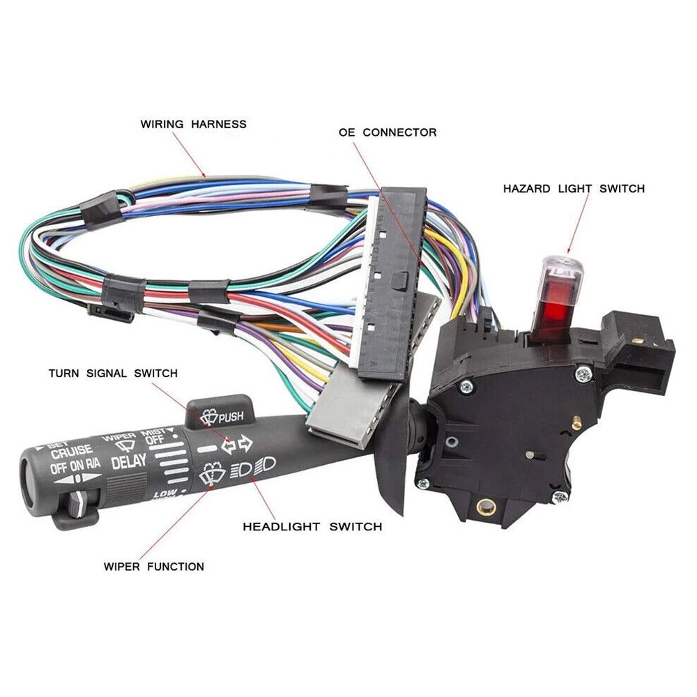 Multi-Function Combination Turn Wiper Switch For Chevy Tahoe Suburban Blazer GMC