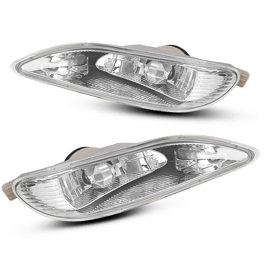 2pcs For Toyota Bumper Clear Fog Light W/Bulbs & Switch Wiring