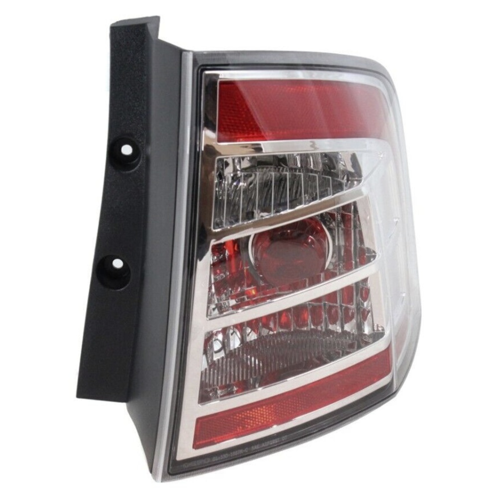 Halogen Tail Light Set For 2007-2010 Edge Clear/Red Lens W/ Bulbs 2Pcs