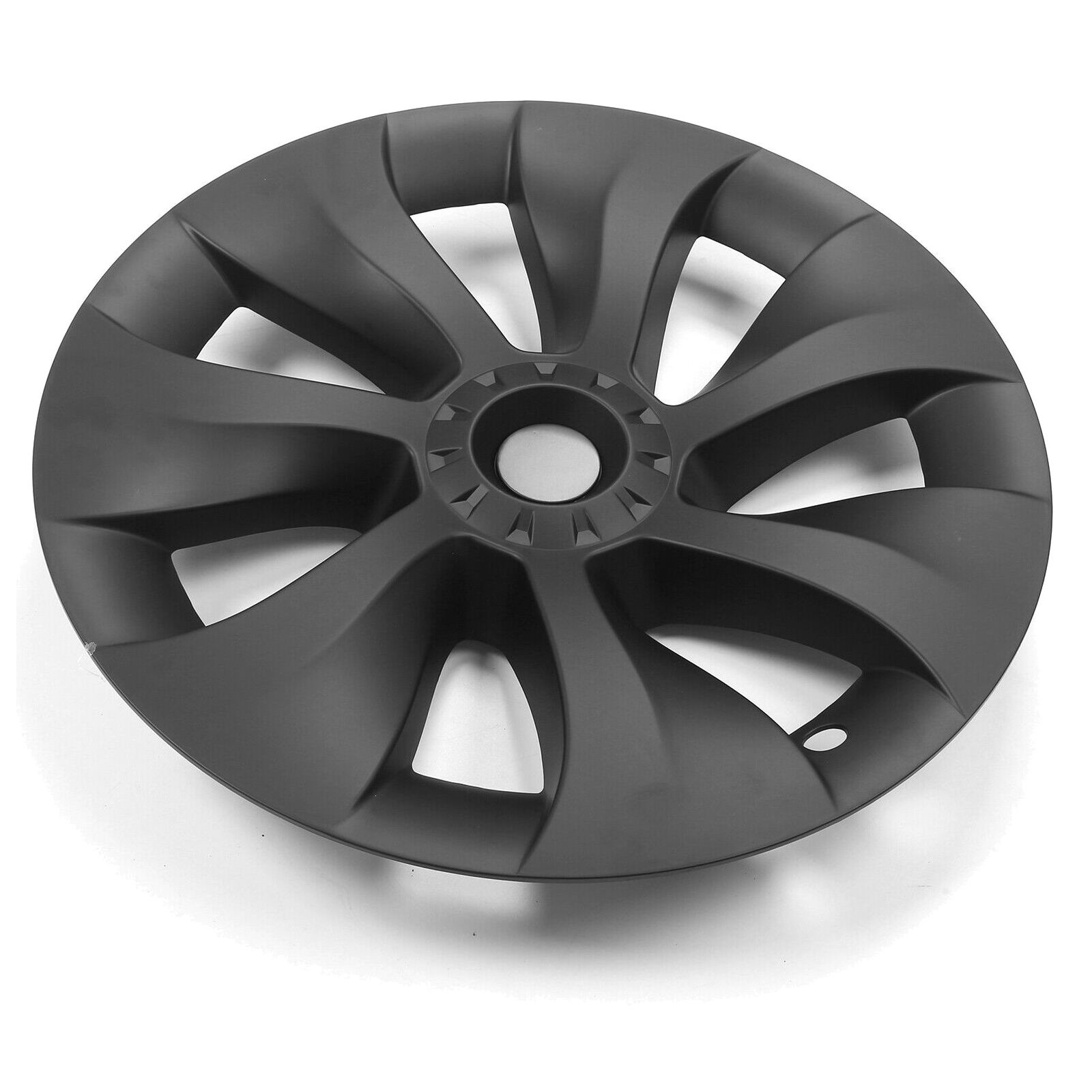For 2020-2023 Tesla Y Sport Utility Wheel Hubcaps Rim Covers Matte Black 4PCS