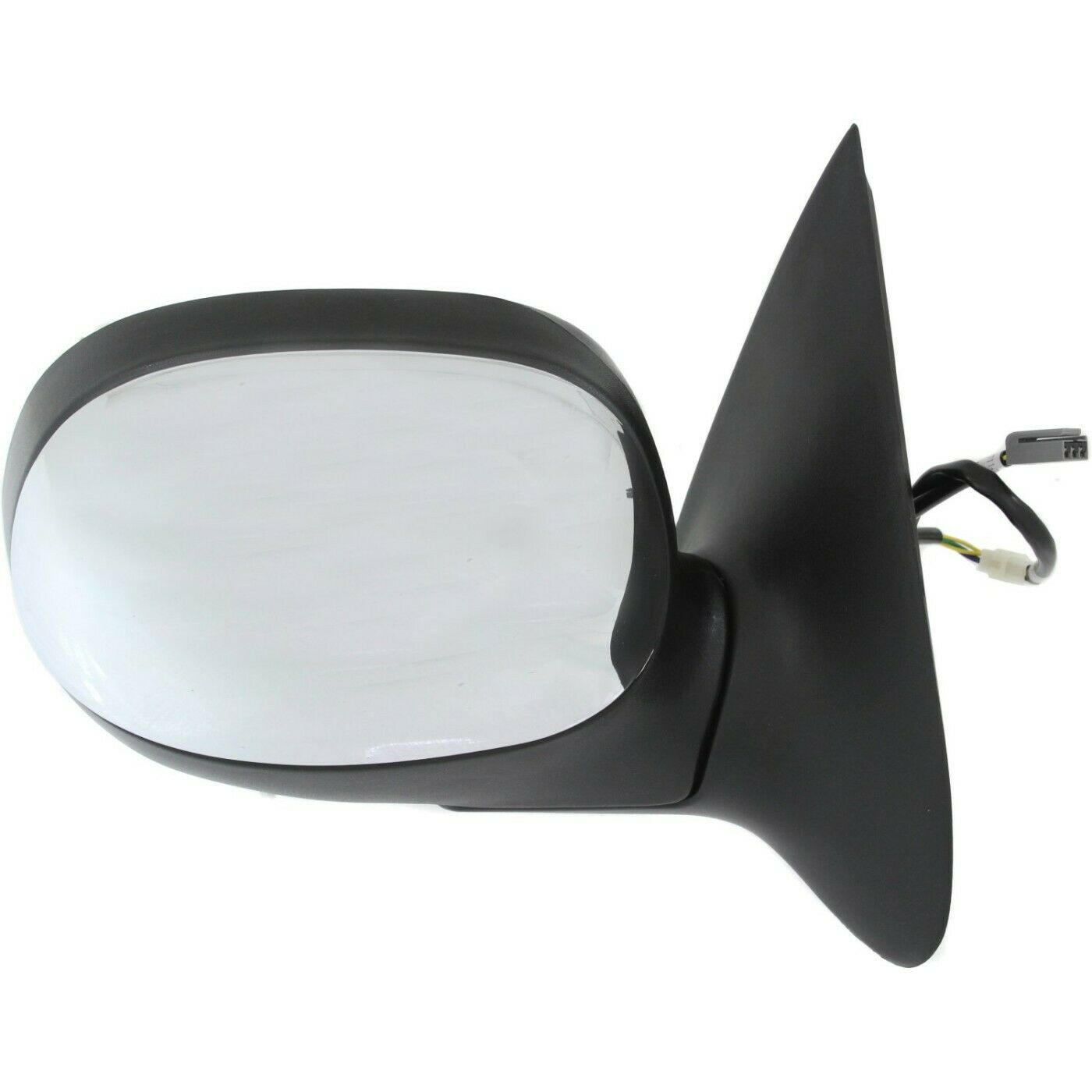 Power Side View Mirror Chrome & Blk Right RH For F150 F250 Heritage Truck