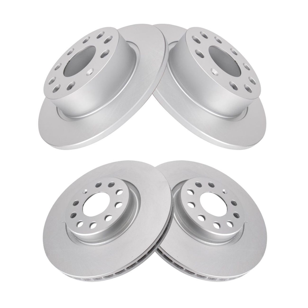 For Audi 10-13 A3 Volkswagen 13-17 Beetle 14 Golf 11-18 Jetta Brake Rotor Set