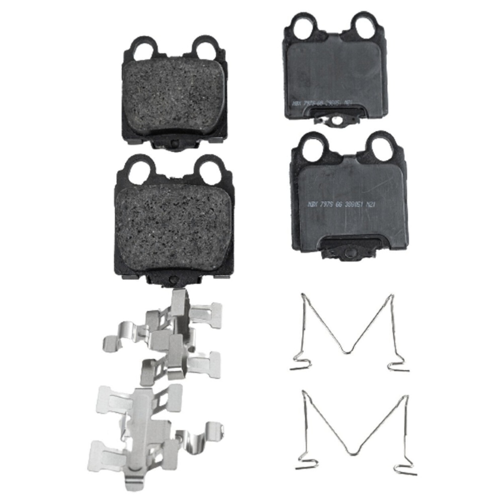 Front And Rear Ceramic Brake Pad Set For 2001-2003 Lexus IS300 Base Sedan
