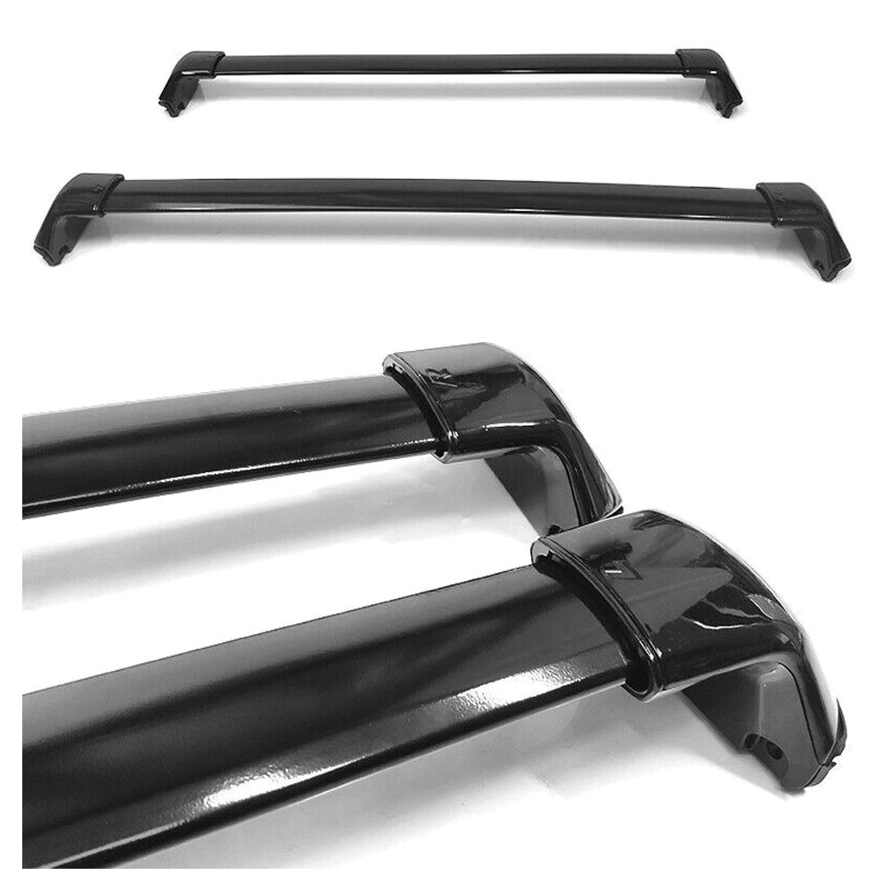 For 2012-2016 CR-V Roof Top Cross Bars Luggage Carrier Black Aluminum OE Style