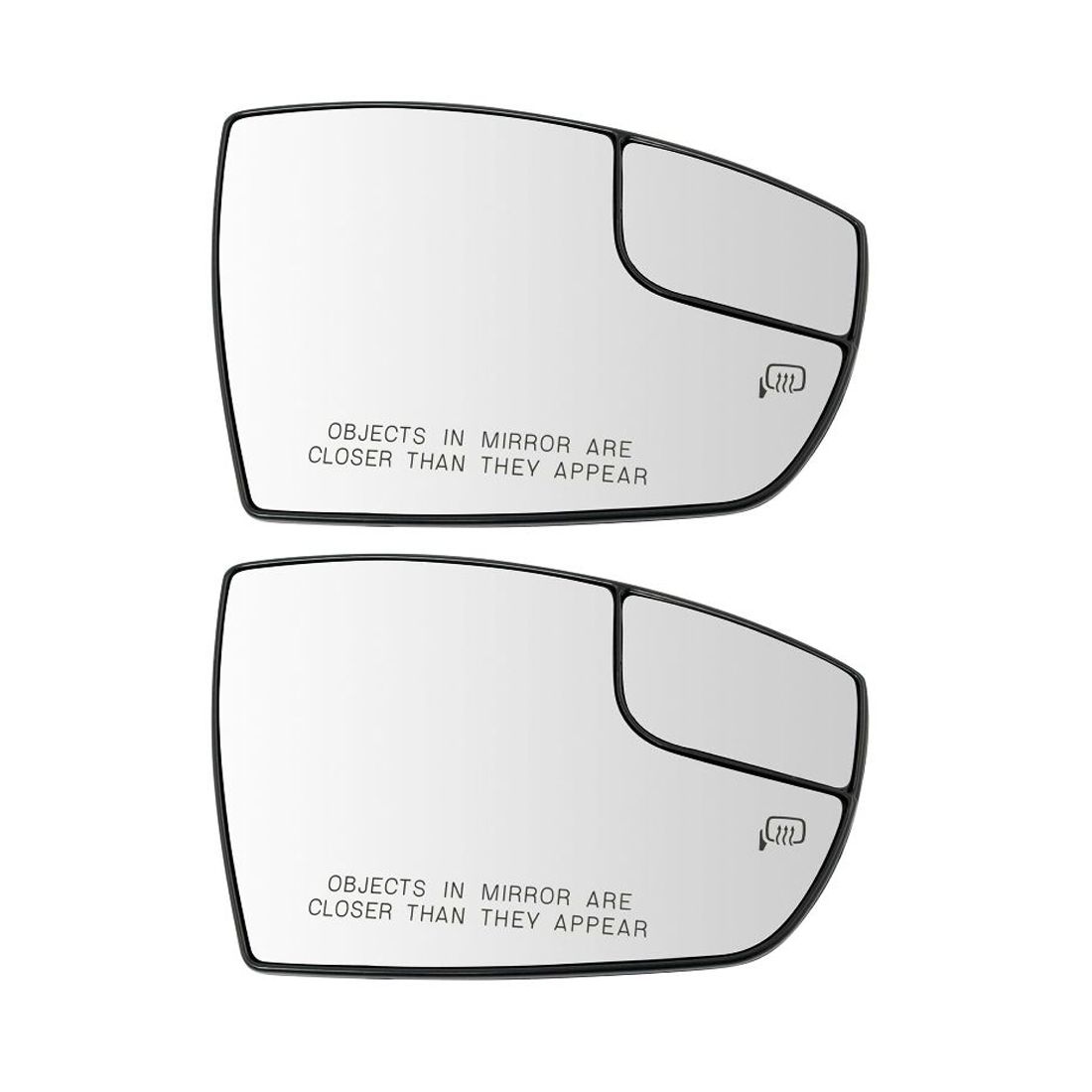 2 Sets Of - Power Heated Spotter Mirror Glass Mounting Base Passenger Side For C-Max