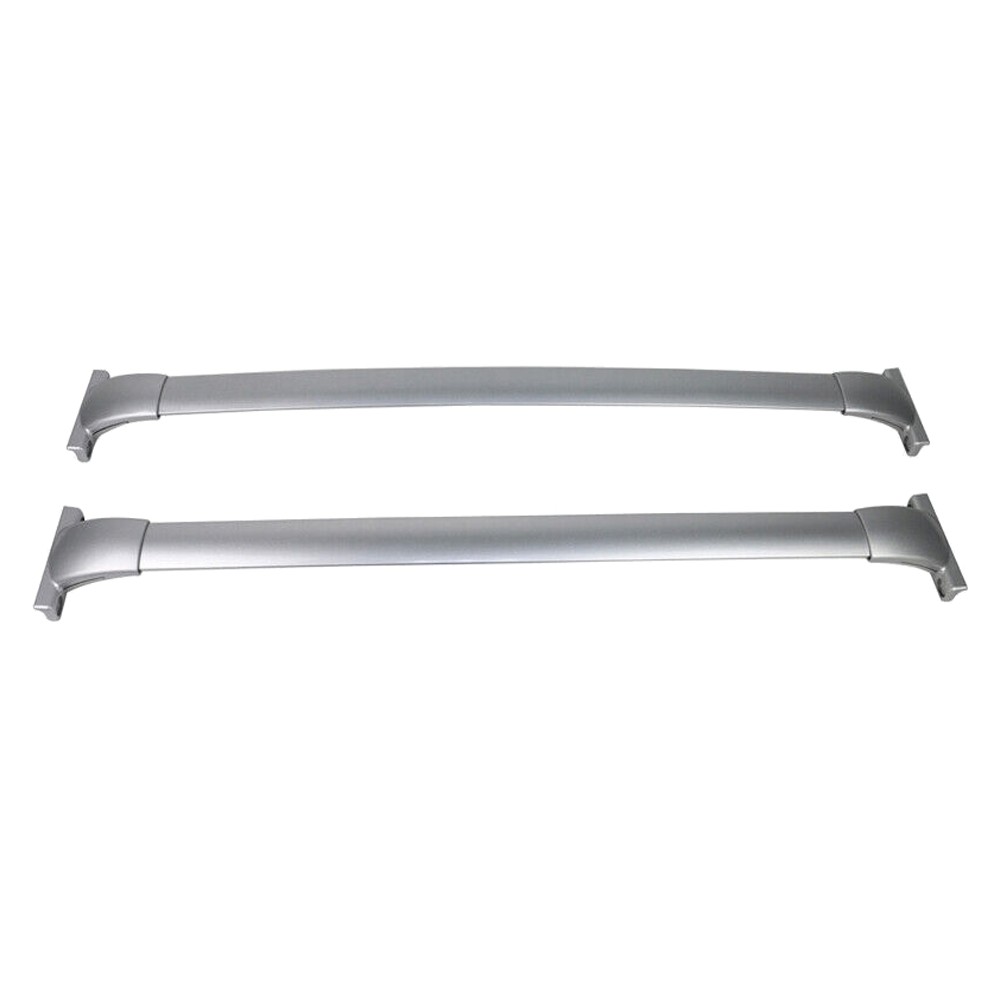 2PCS Roof Rack Top Cross Bar Rail Set - Chrome