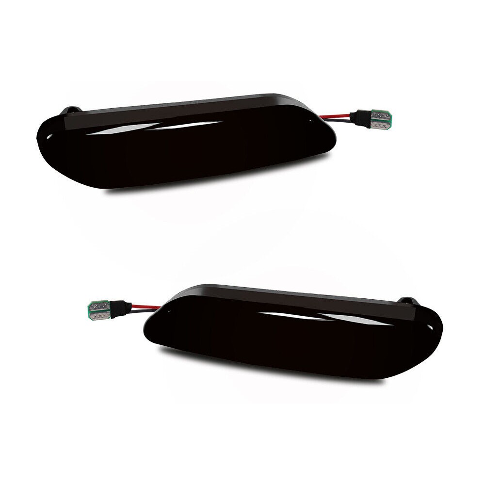 2PCS Amber Full LED Front Side Marker Lights Lamps R60 R61