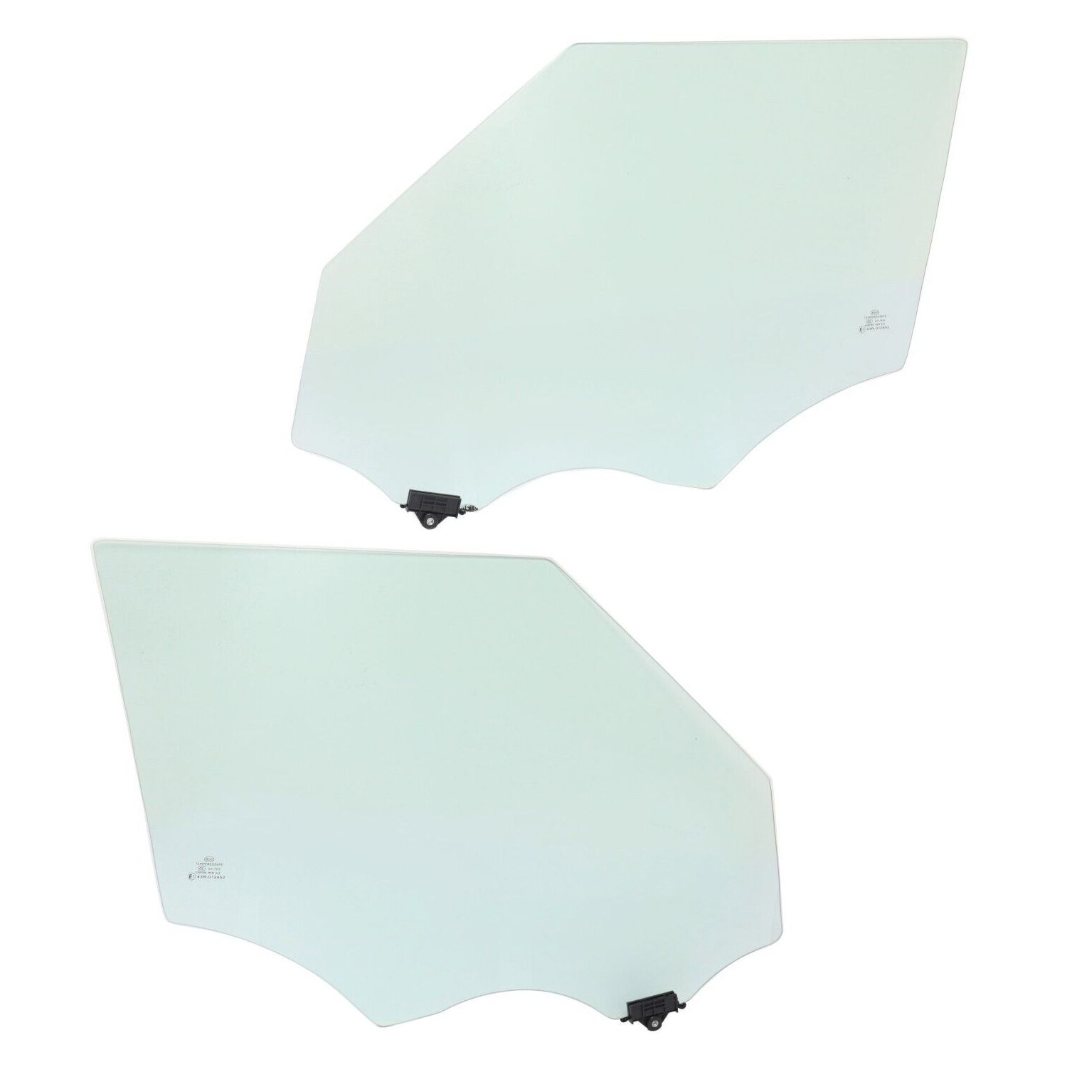 For Soul Pair Set Of 2 Door Glasses Front Driver & Passenger Side Left Right