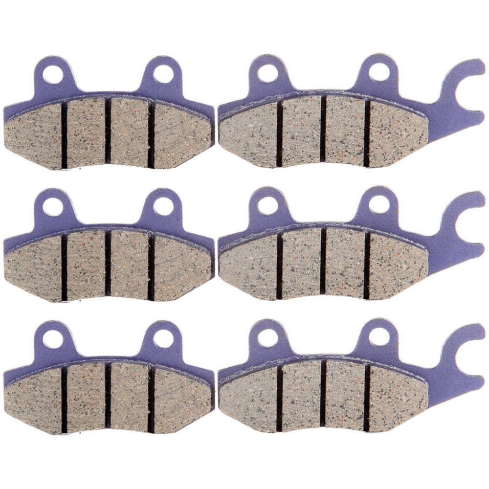 2 Sets Of - Brake Pads For Honda KYMCO Kawasaki EX250J Ninja 250R KLR650 Carbon Fiber