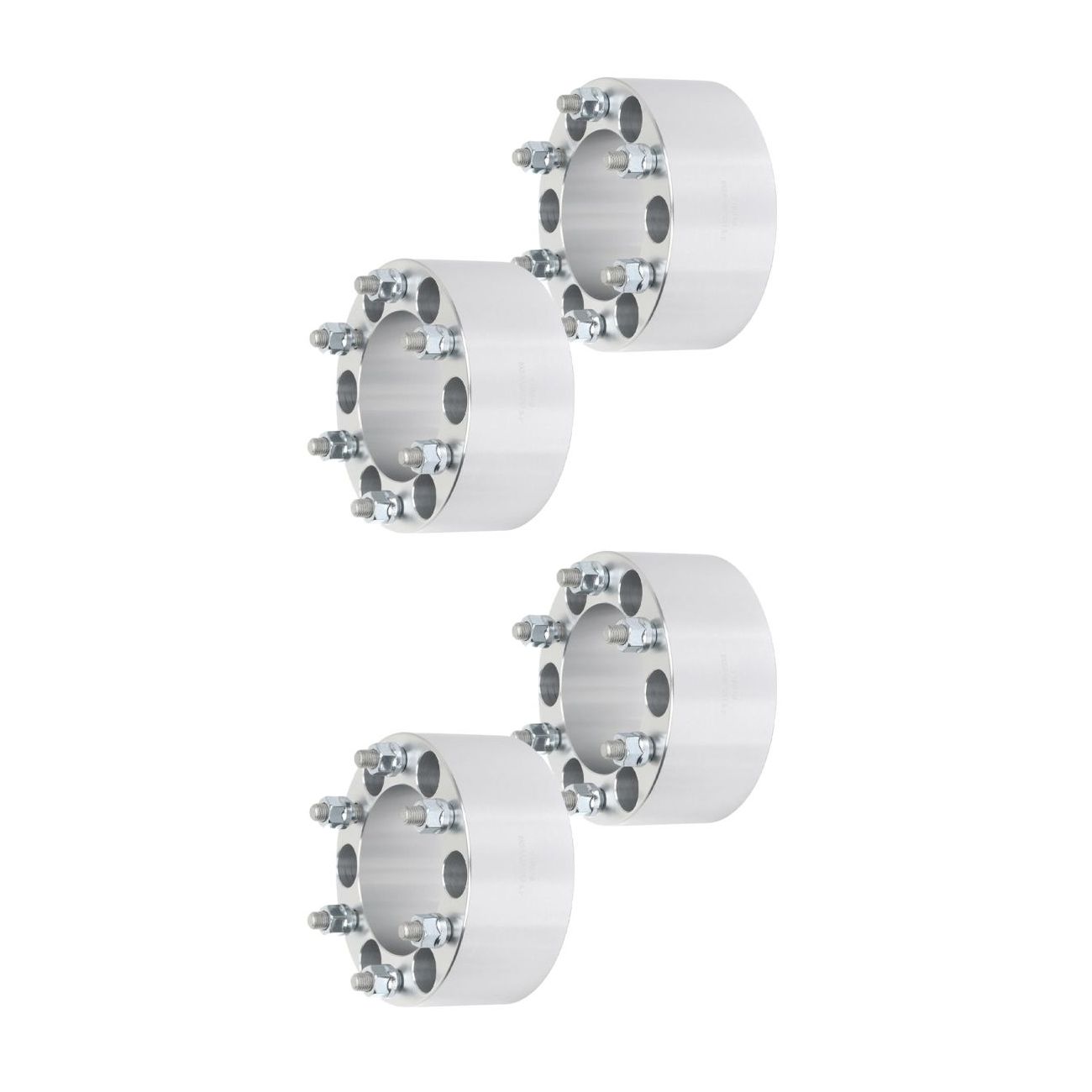 4 PCS - Pcs 3" 6x5.5 12x1.5 Studs Wheel Spacers For Toyota Tacoma 4Runner