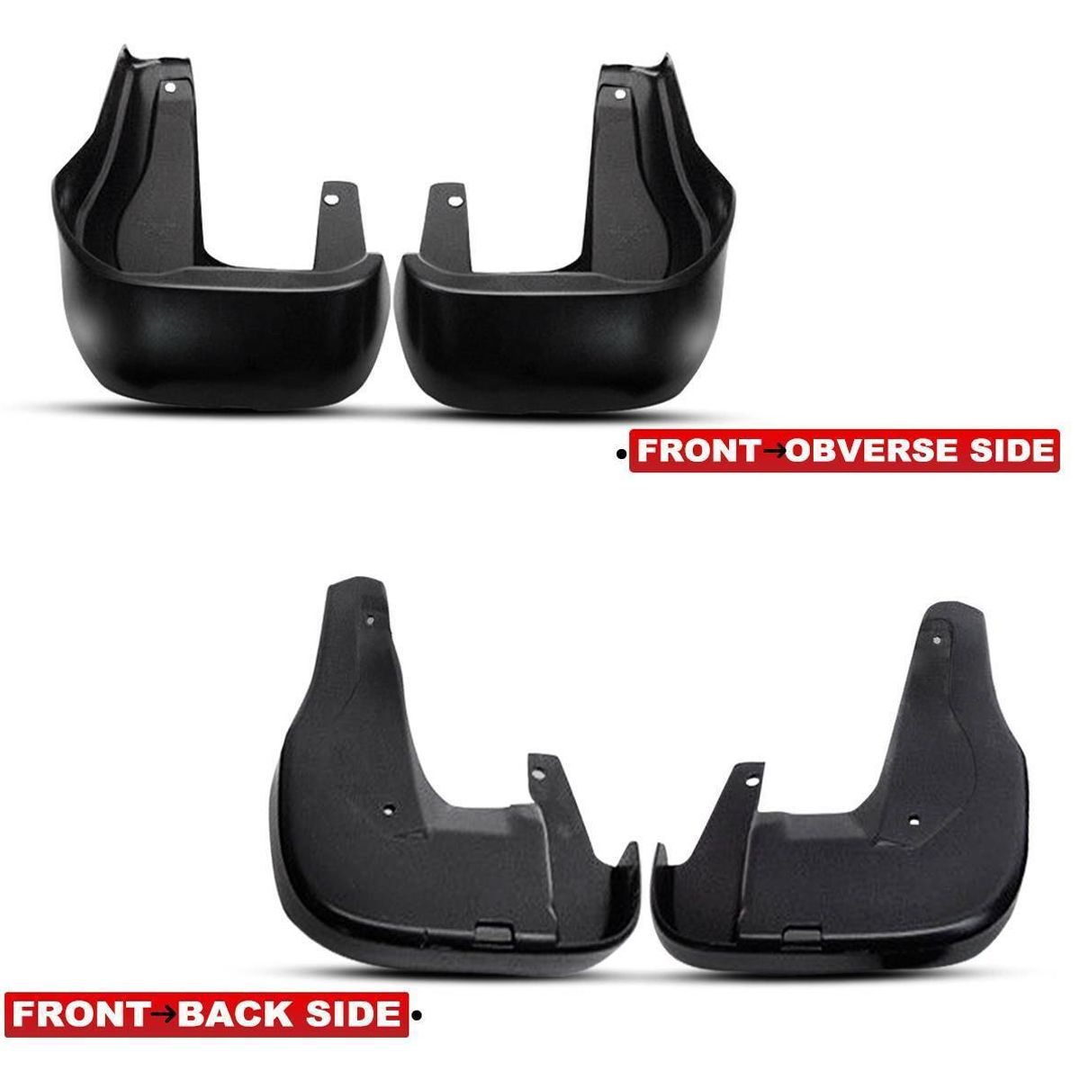 For 12-16 CR-V For 12-16 CR-V Splash Guards Mud Flaps Mudflaps 4PCS Front & Rear