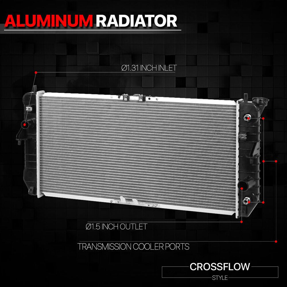 For 00-05 LeSabre A86536-7432ARMEO 3.8 AT Aluminum Factory Replacement Radiator