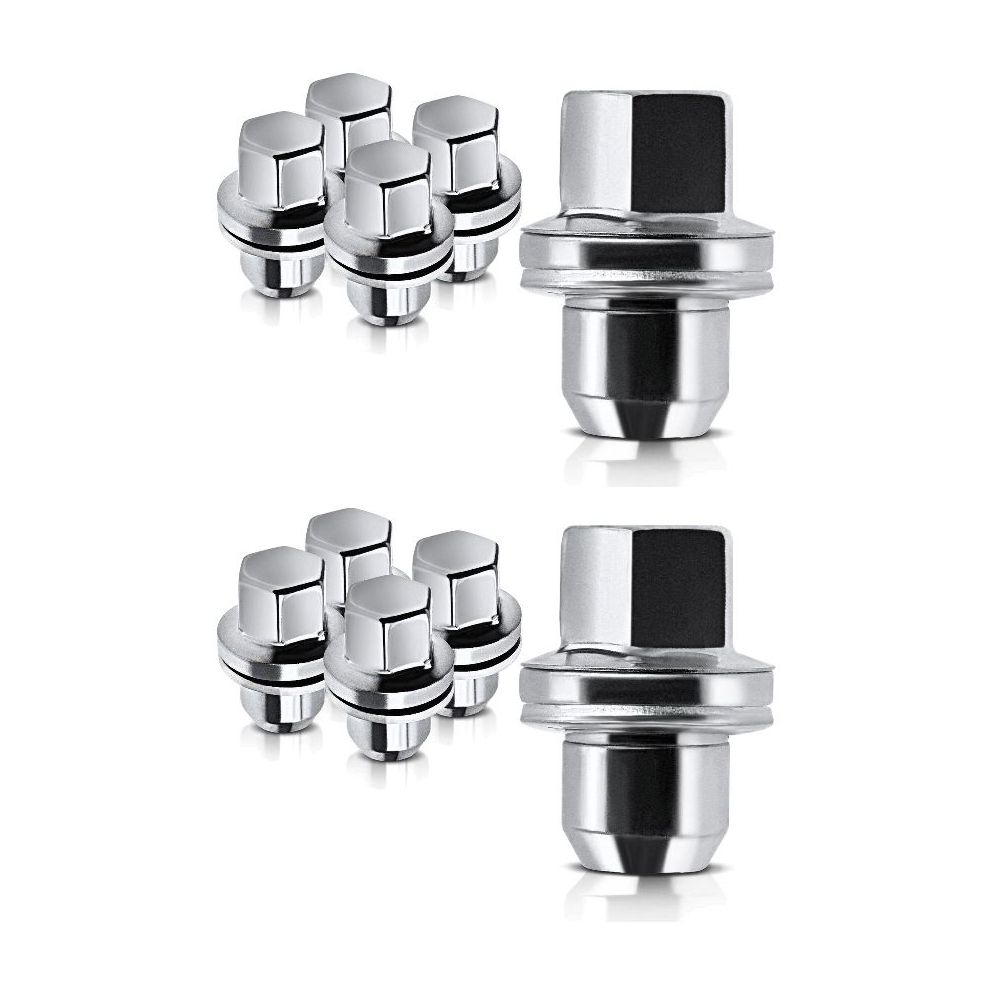 10 PCS - M14-1.50 Wheel Lug Nut For Land Rover Rover 03-21 LR3 LR4 Defender