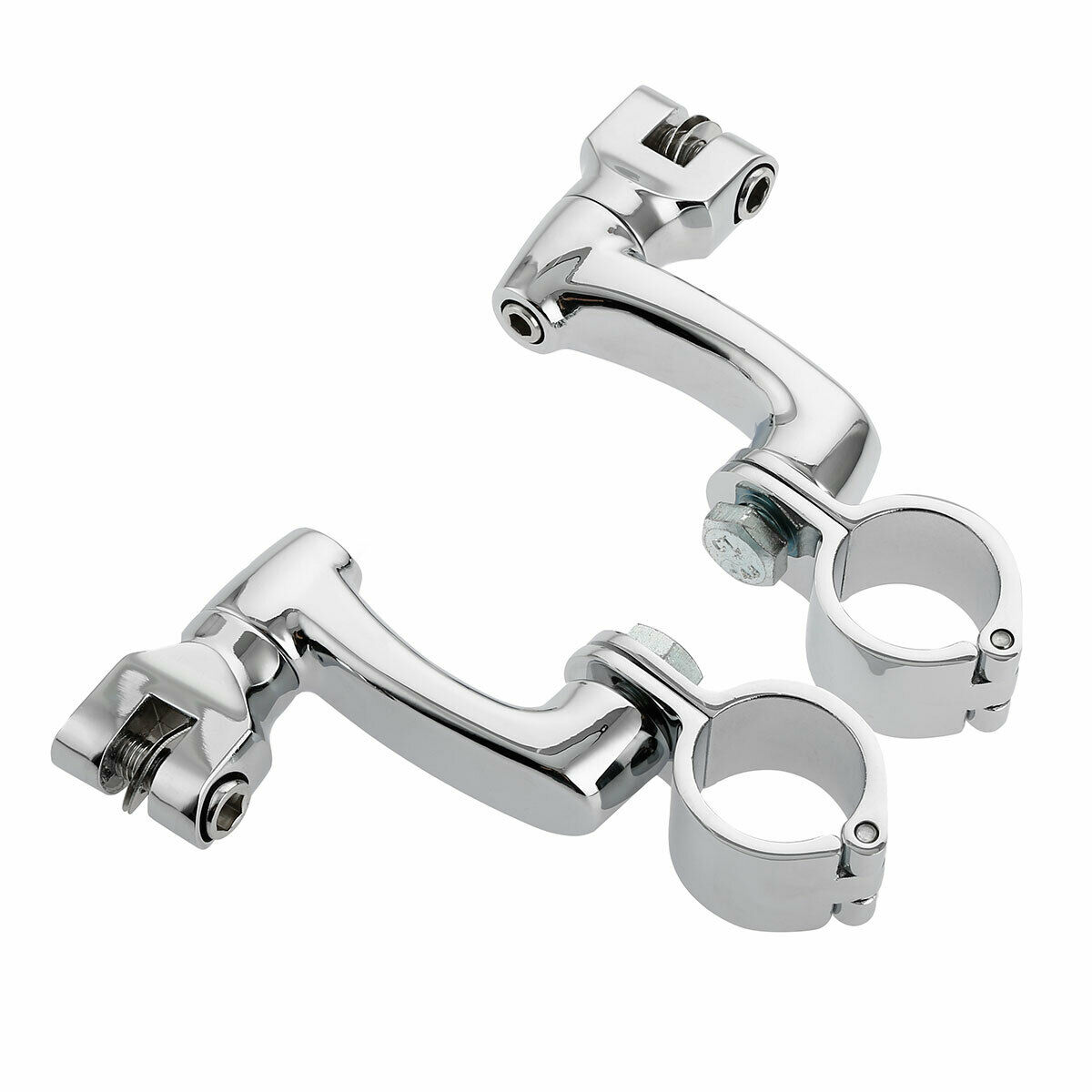 22mm 25mm 32mm 35mm Highway Foot Pegs Mount Clamps Fit For Harley Touring Chrome
