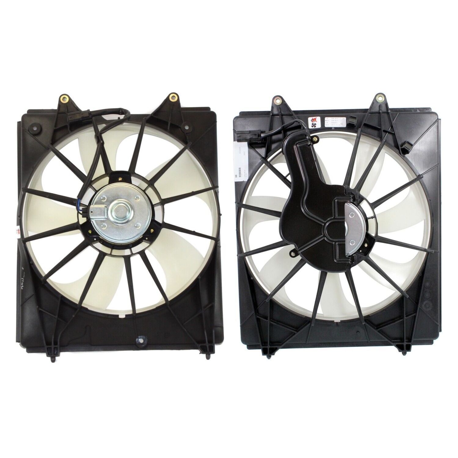 Radiator Cooling Fan Set For Honda 11-17 Odyssey EX-L With AC Condenser Fan