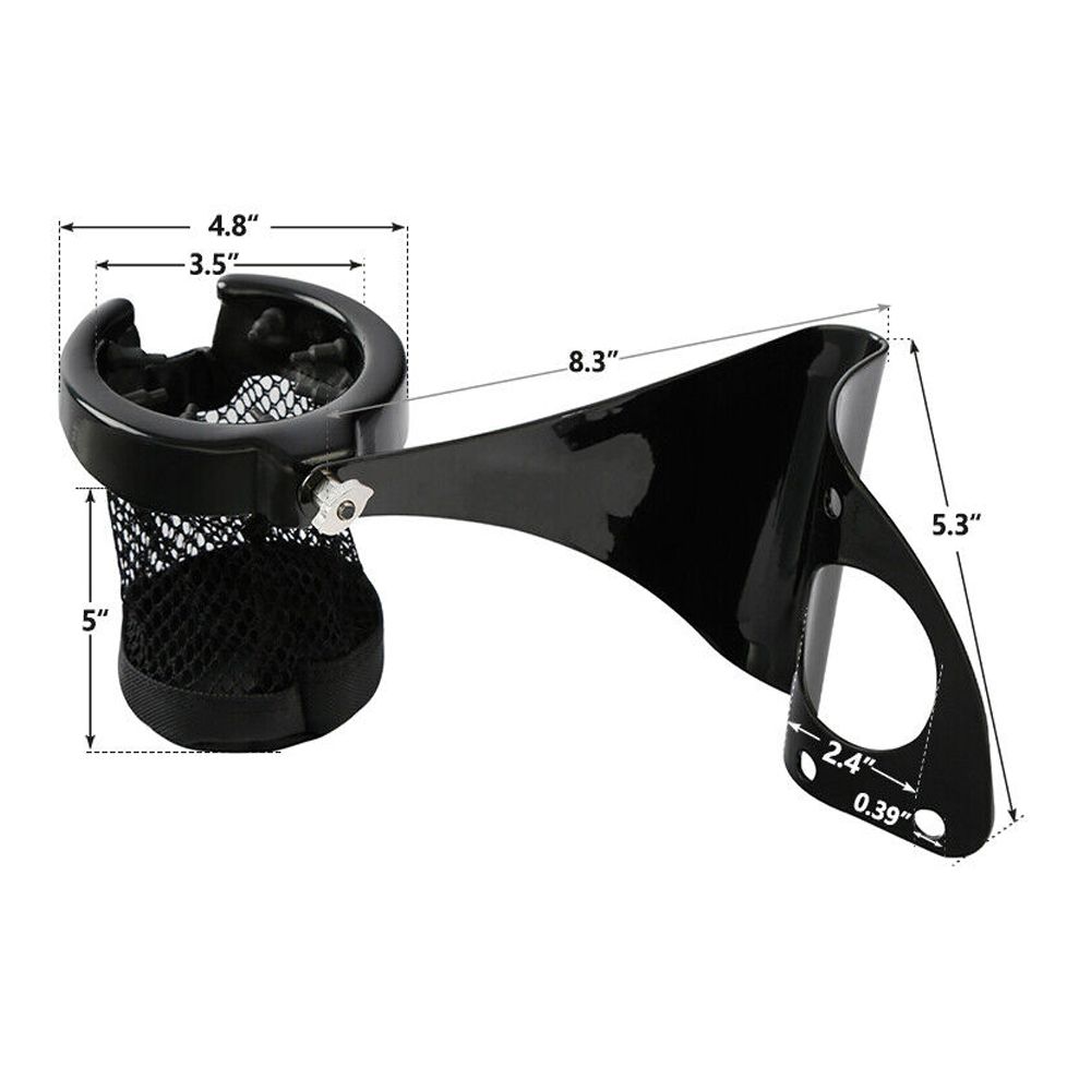 Drink Cup Holder Passenger For 2020-2022 Harley-Davidson CVO Tri Glide Tri Glid