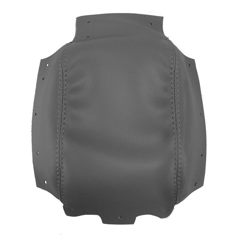 Console Lid Armrest Cover Leather For Volvo 2004-2007 S40 Sedan Gray