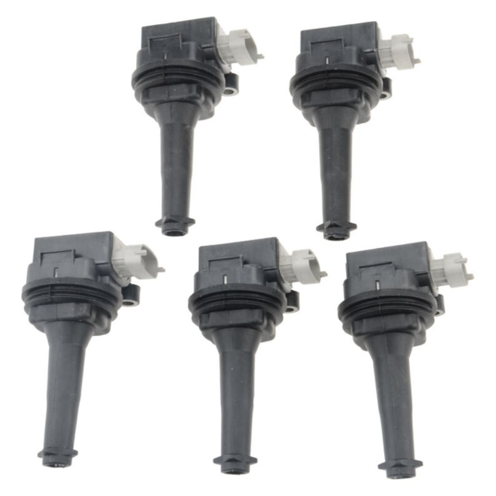 Set Of 5 Ignition Coils For C30 C70 S40 S60 V50 V70 XC70 XC90 2.4L 2.5L UF-517