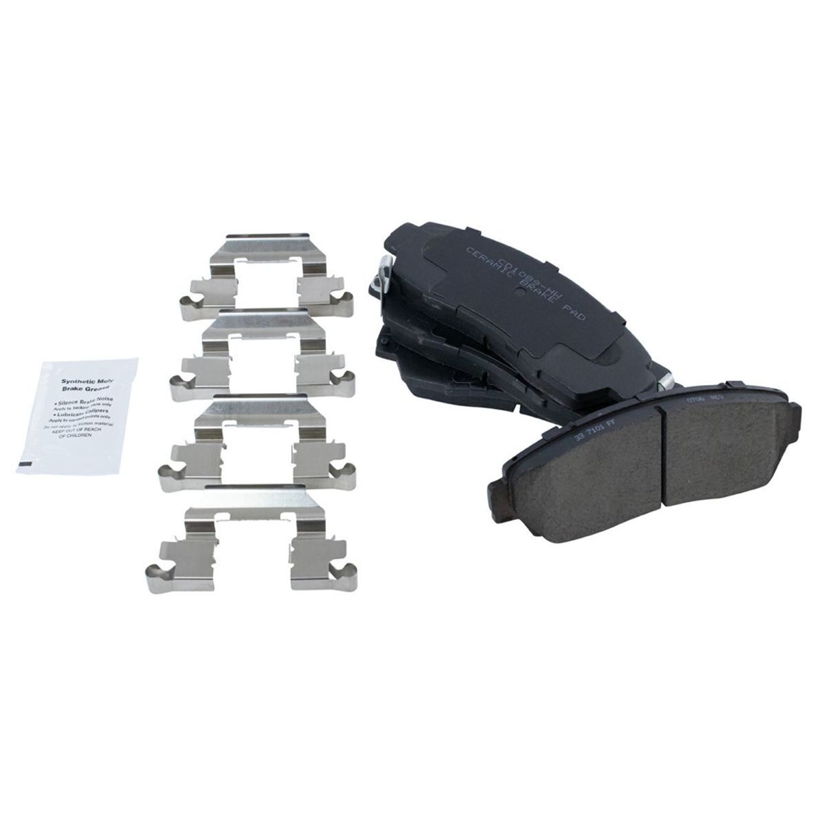 Front & Rear Ceramic Disc Brake Pad Kit W/Chemicals For Honda Acura