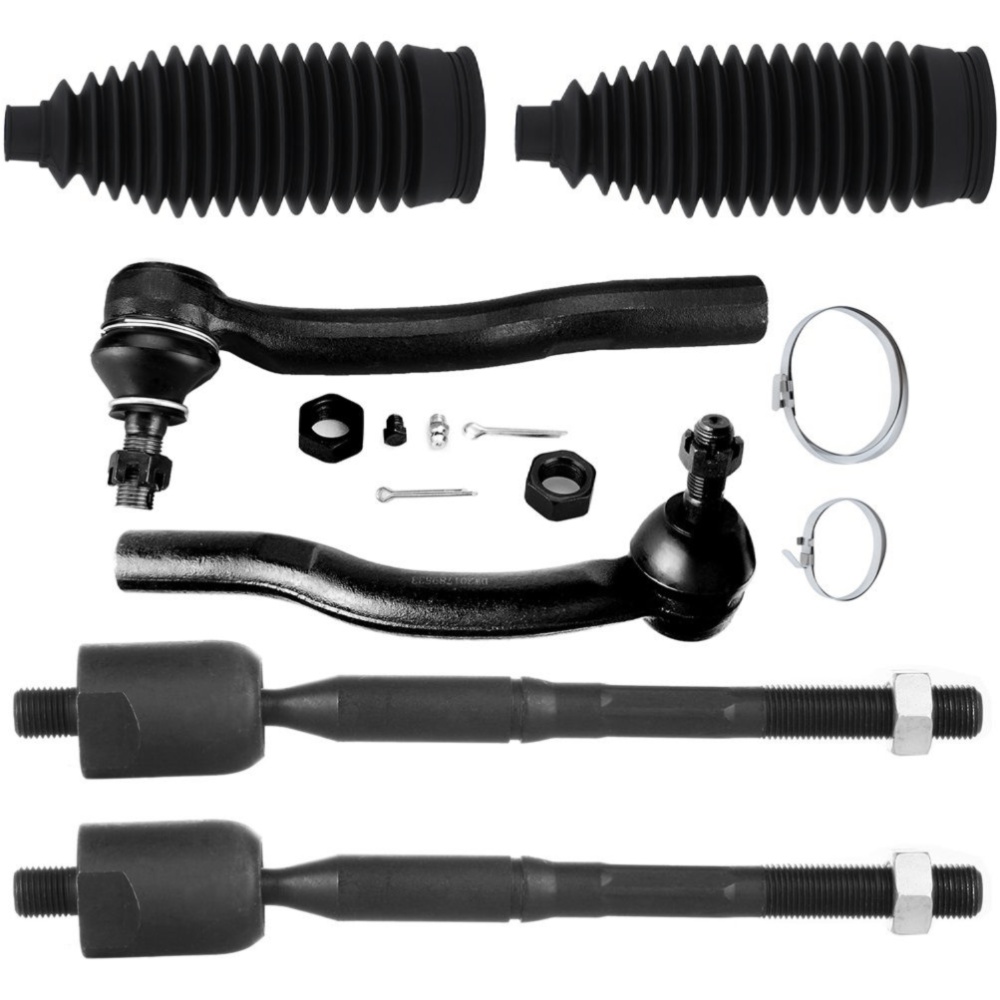 Steering Inner & Outer Tie Rod End Rack And Pinion Bellow For Lexus Toyota